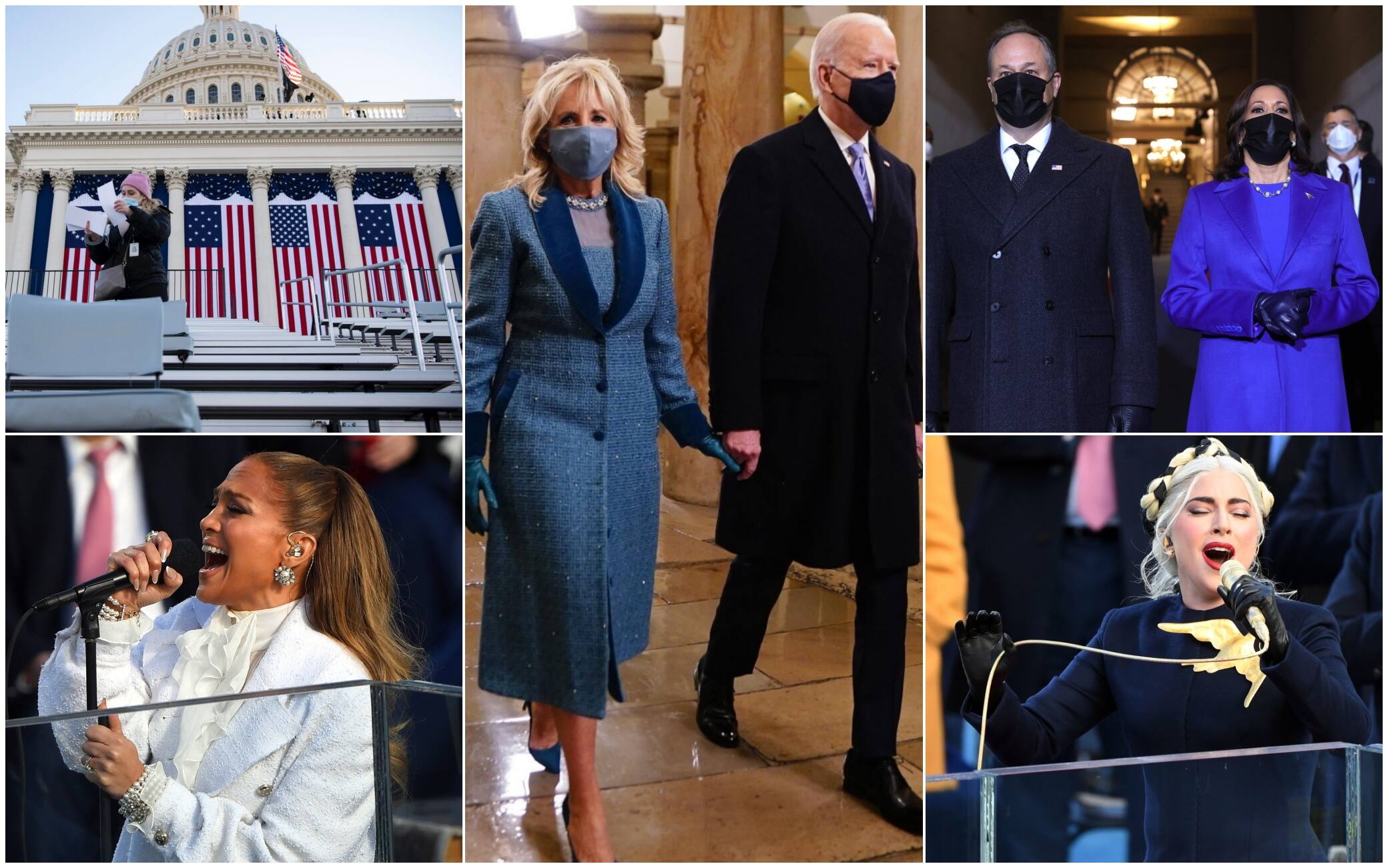 Inauguration Day 2021, l'insediamento del presidente Biden tutte le foto